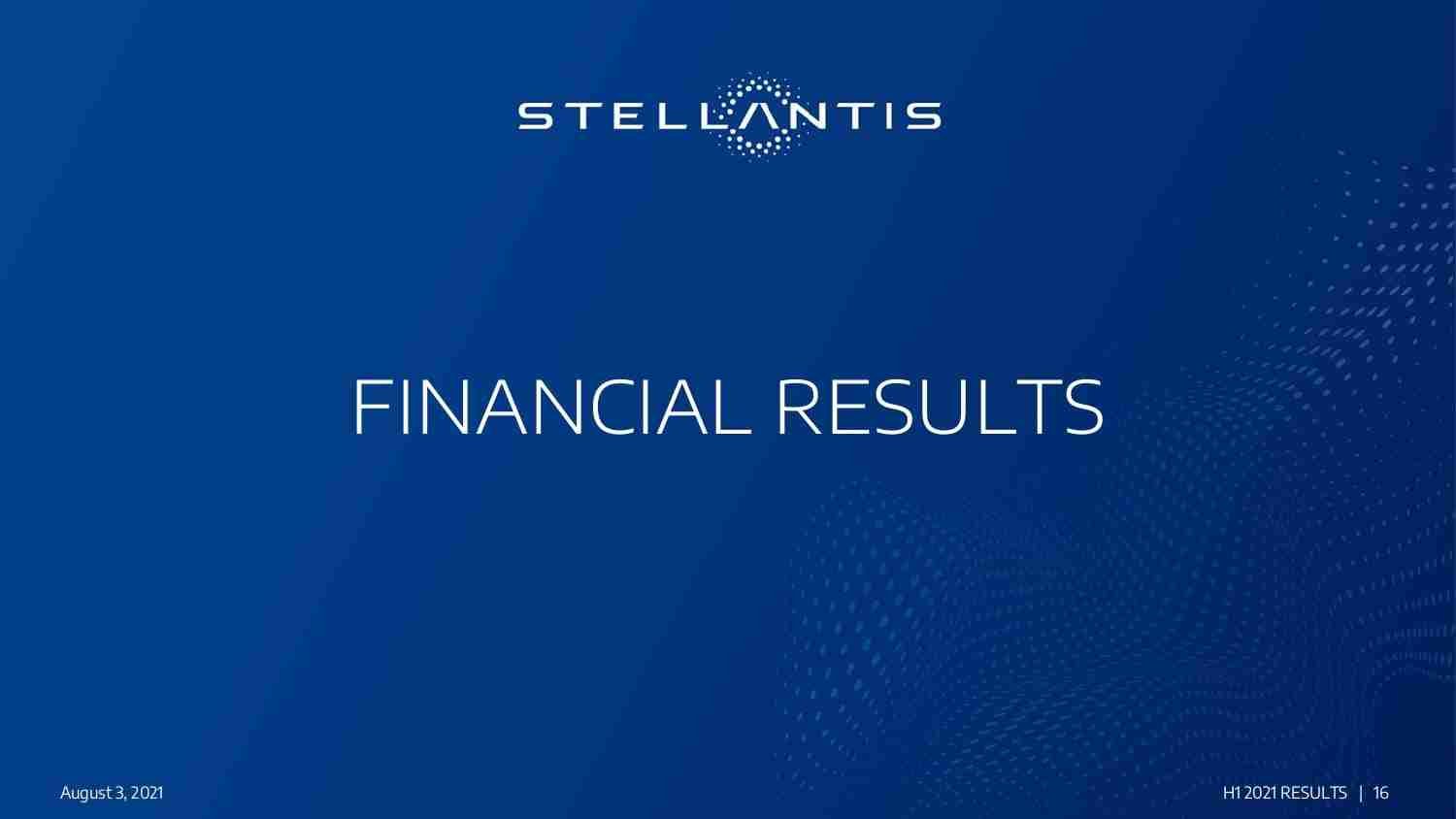 Los resultados Stellantis en la primera mitad de 2021 17