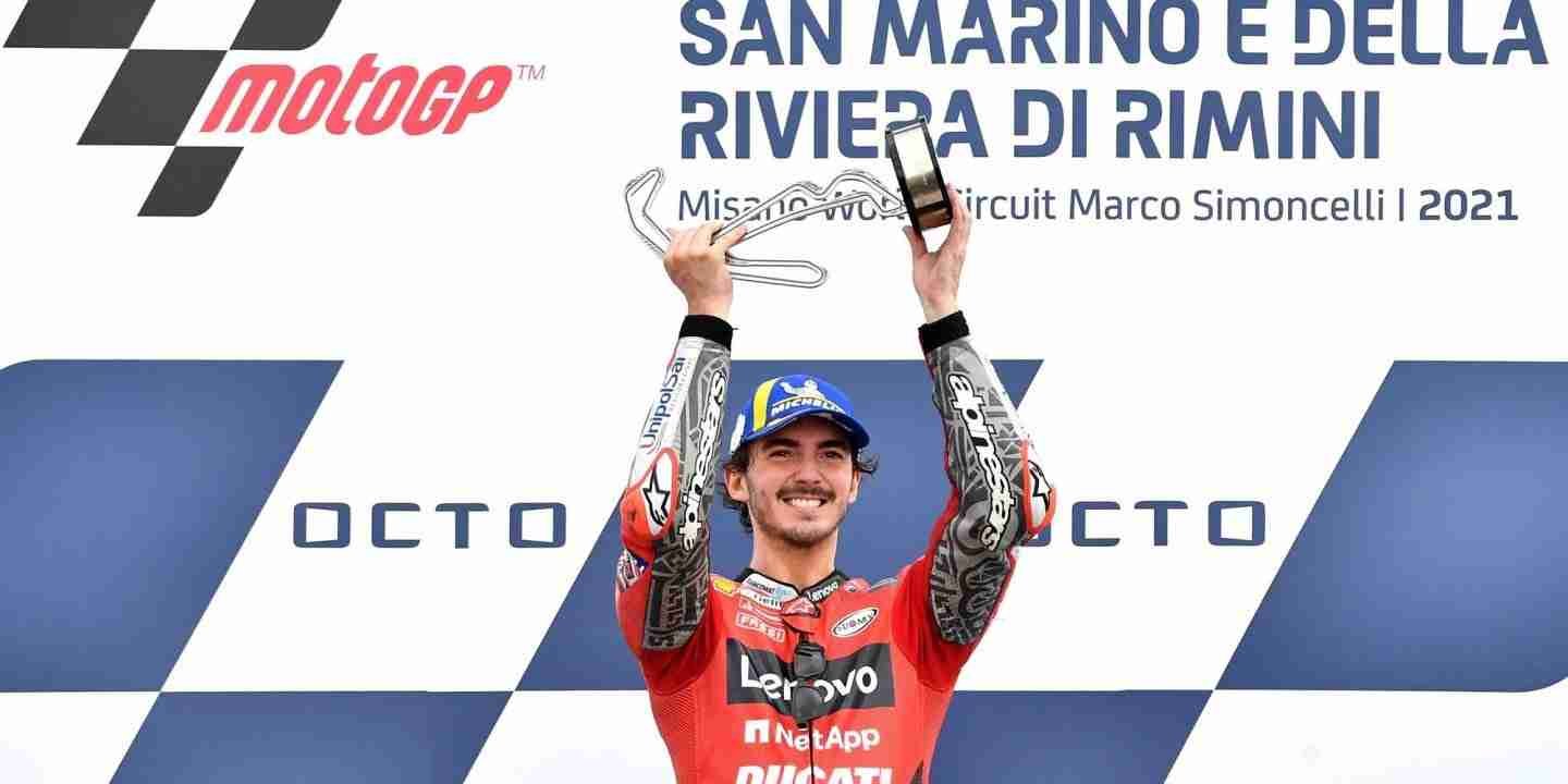 Pecco Bagnaia mantiene vivo el mundial de MotoGP tras San Marino 1