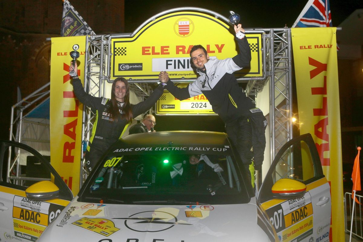 Primer podio para Sito Español con Opel España en la ADAC Opel Electric Rally Cup 1
