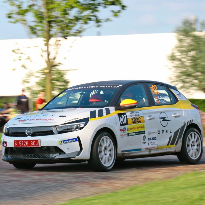 Primer podio para Sito Español con Opel España en la ADAC Opel Electric Rally Cup 2