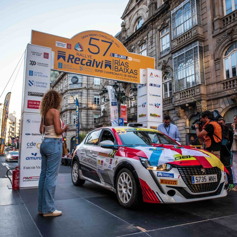 Sito Español, sin suerte en su debut en los tramos de Vigo 2