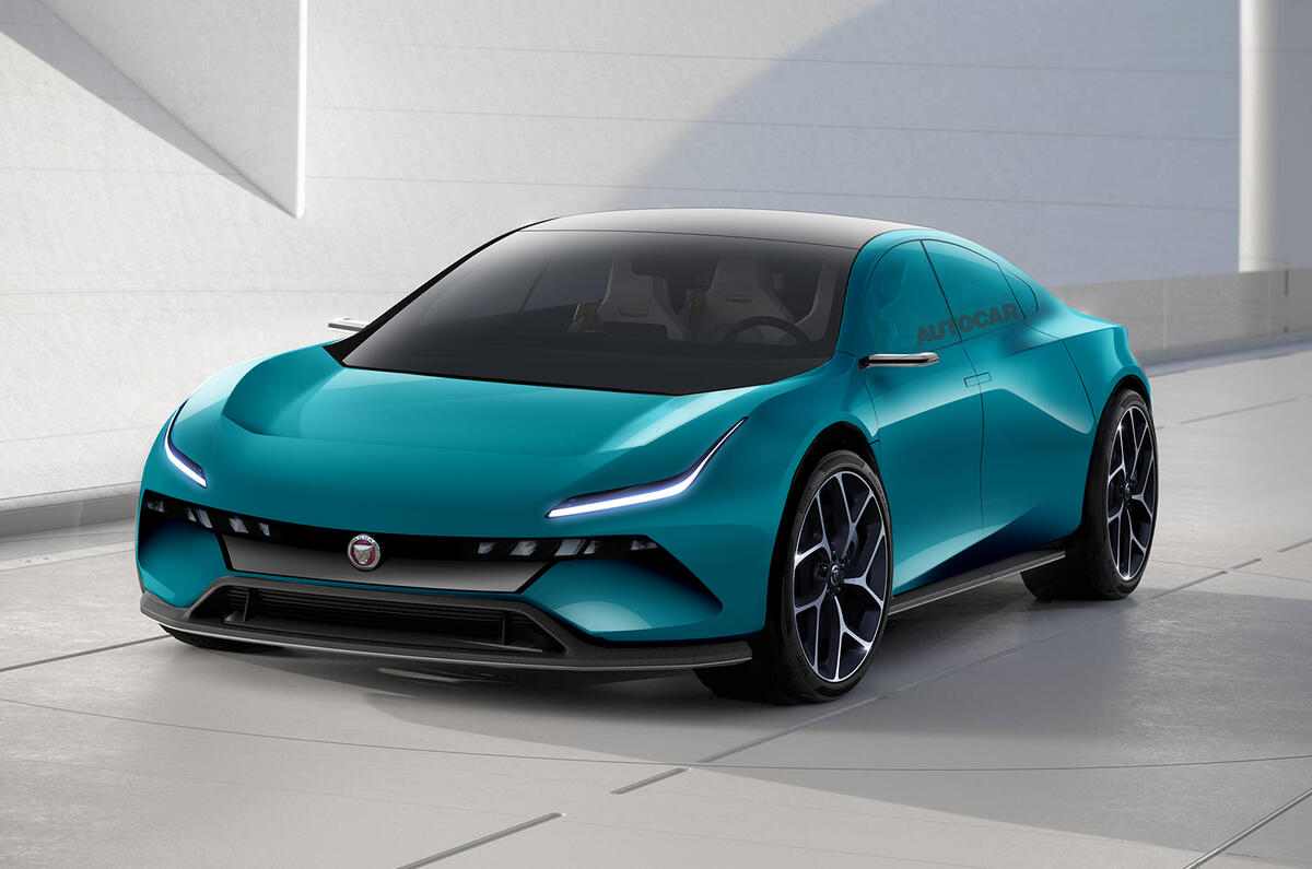 Jaguar ev gt autocar render