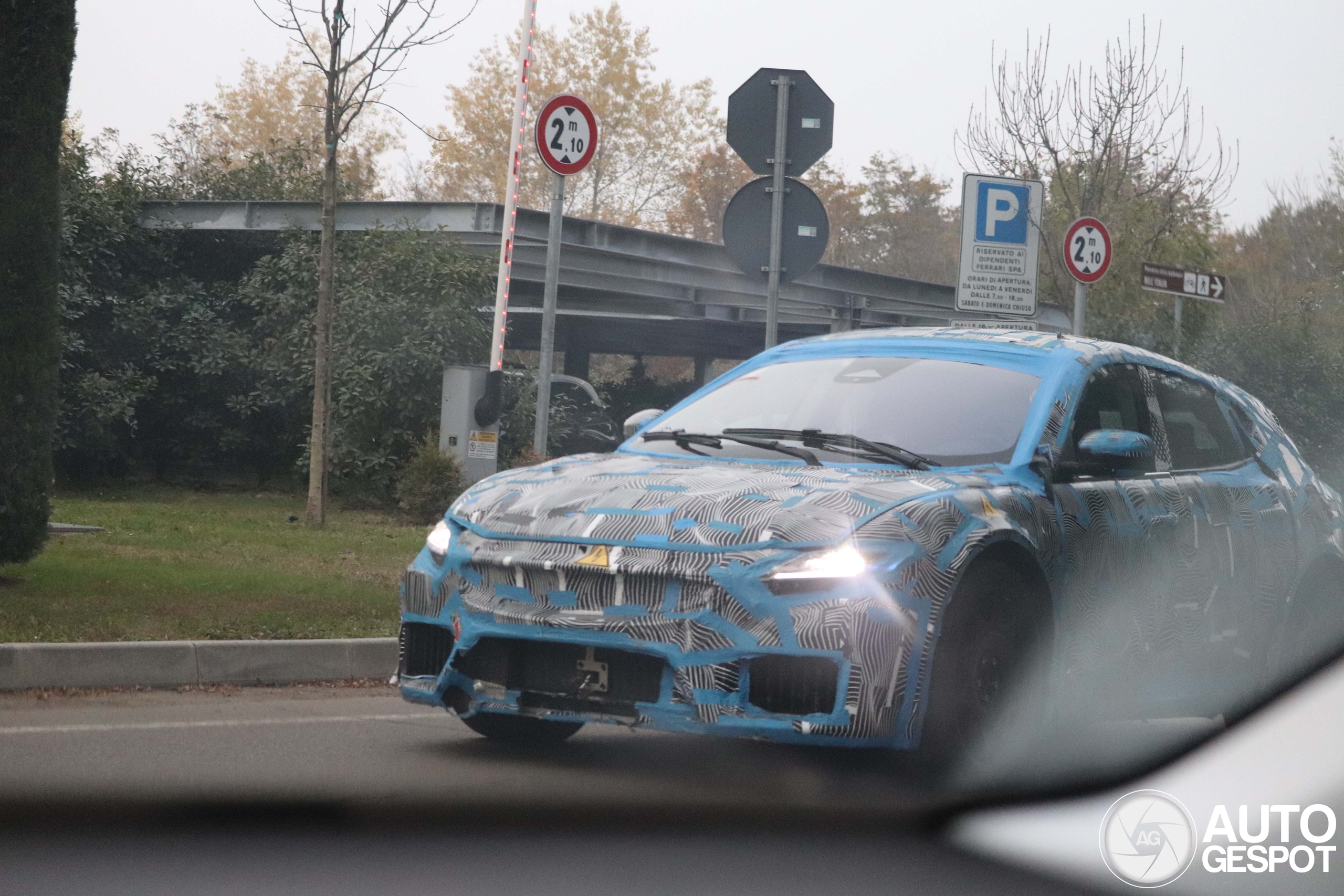 Ferrari ev test mule