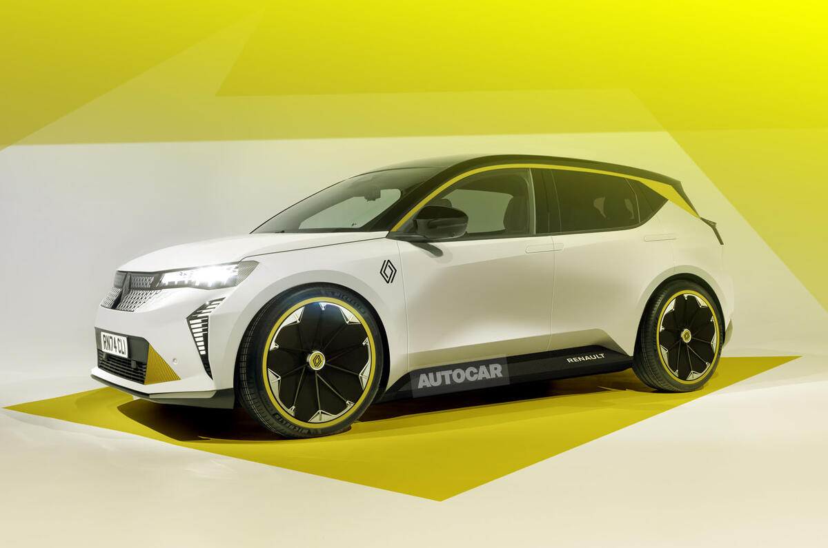 Renault clio renderiza el cuarto delantero