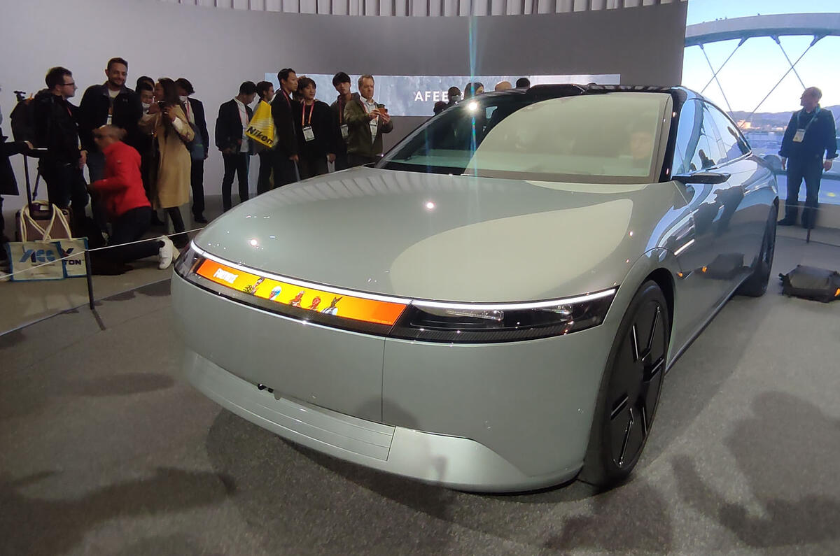 Sony honda afeela saloon concept at ces 526