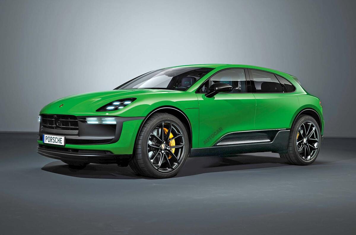 Representación del suv insignia de porsche