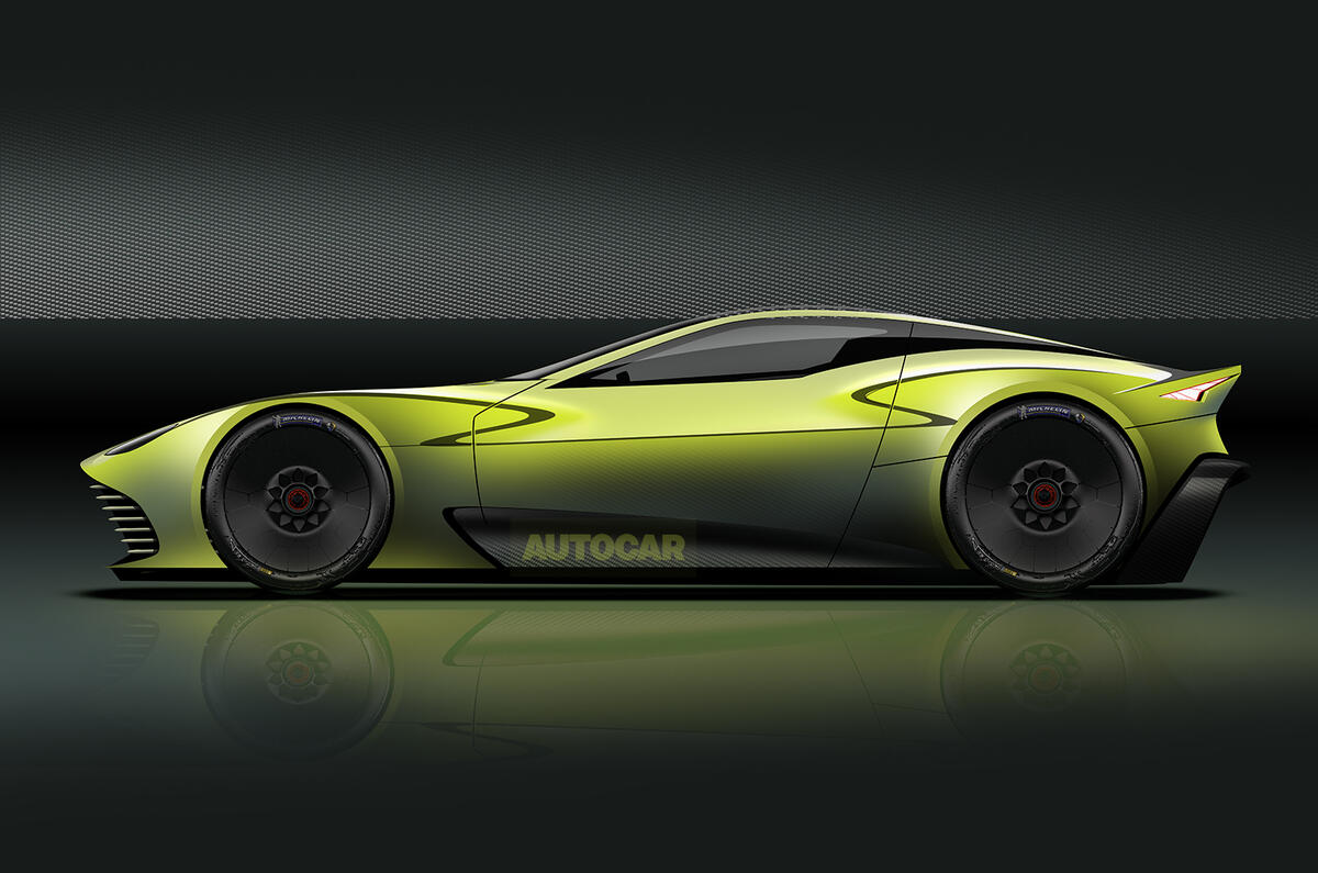 Aston martin electric car 2025 autocar render