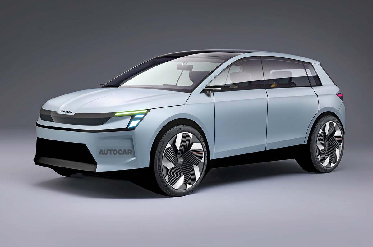 Skoda elroq render 2023