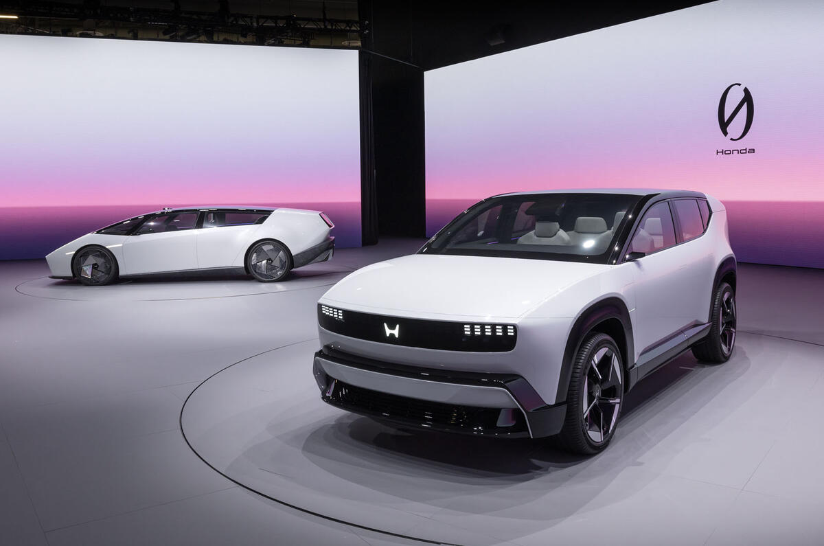 Honda 0 series saloon and suv wide front