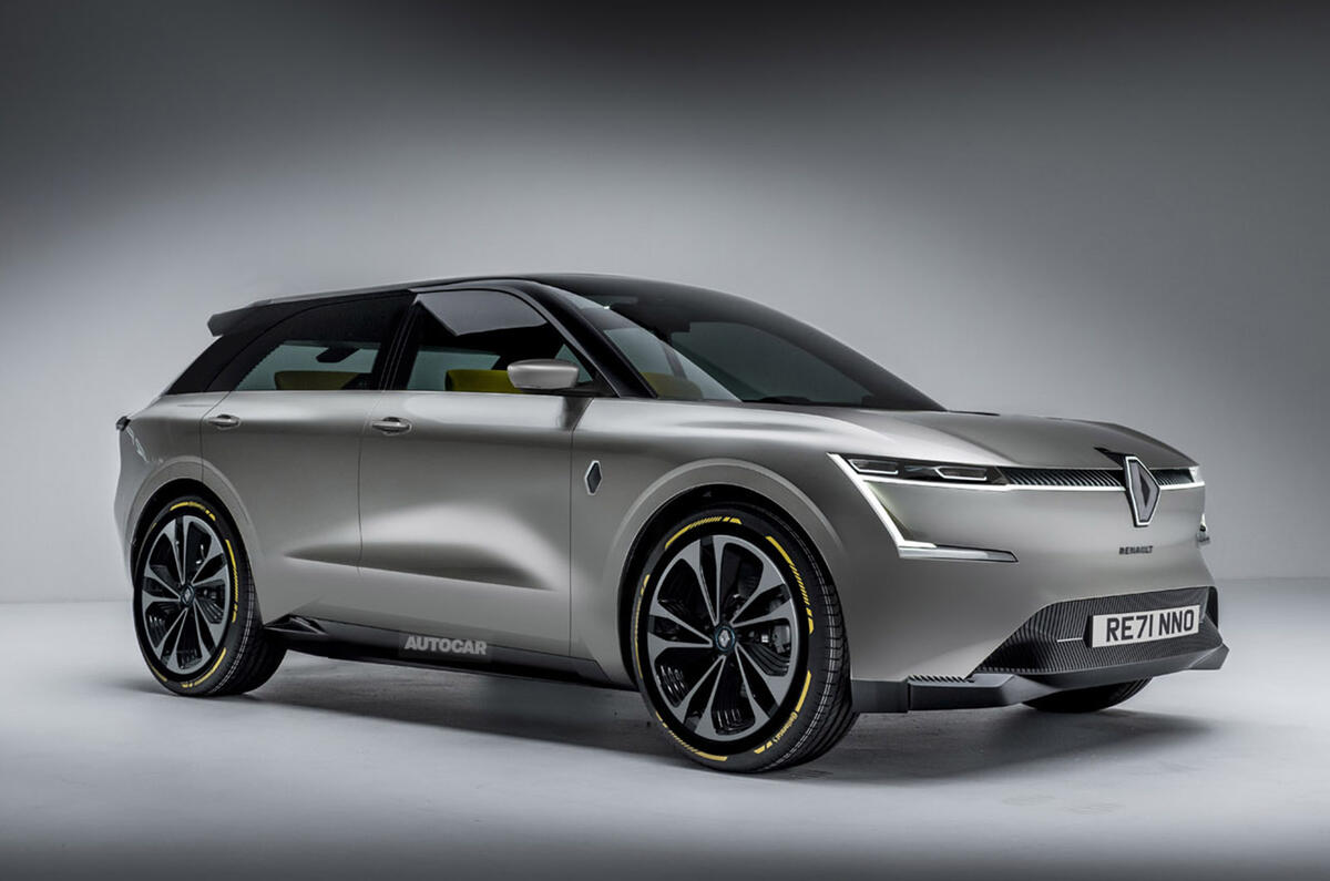 Render de renault ev