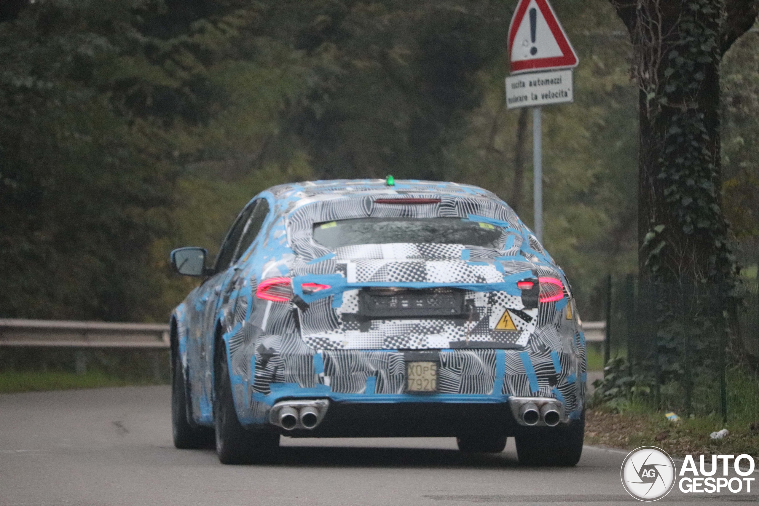 Ferrari ev test mule