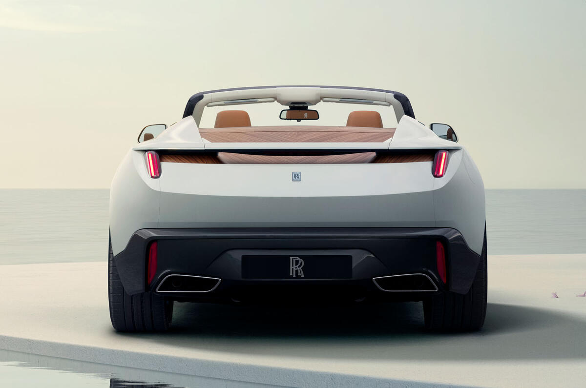 Rolls royce droptail arcadia rear