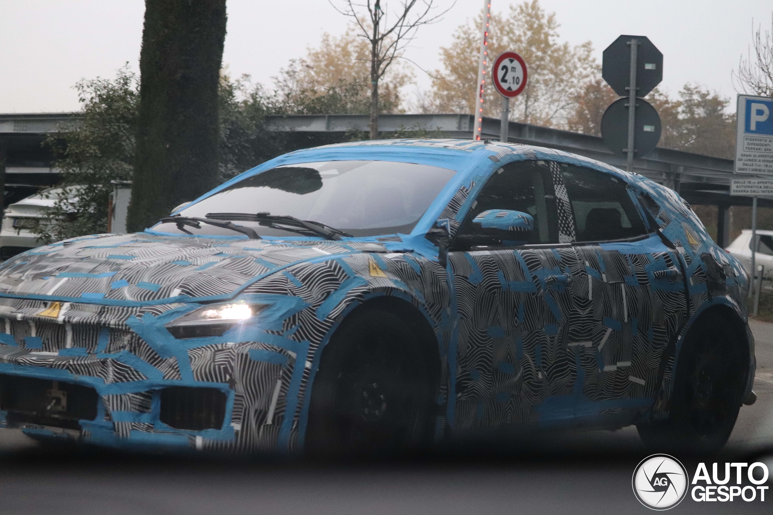 Ferrari ev test mule