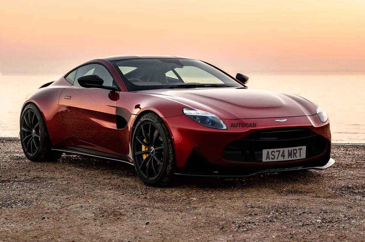 Aston martin vantage render 2023