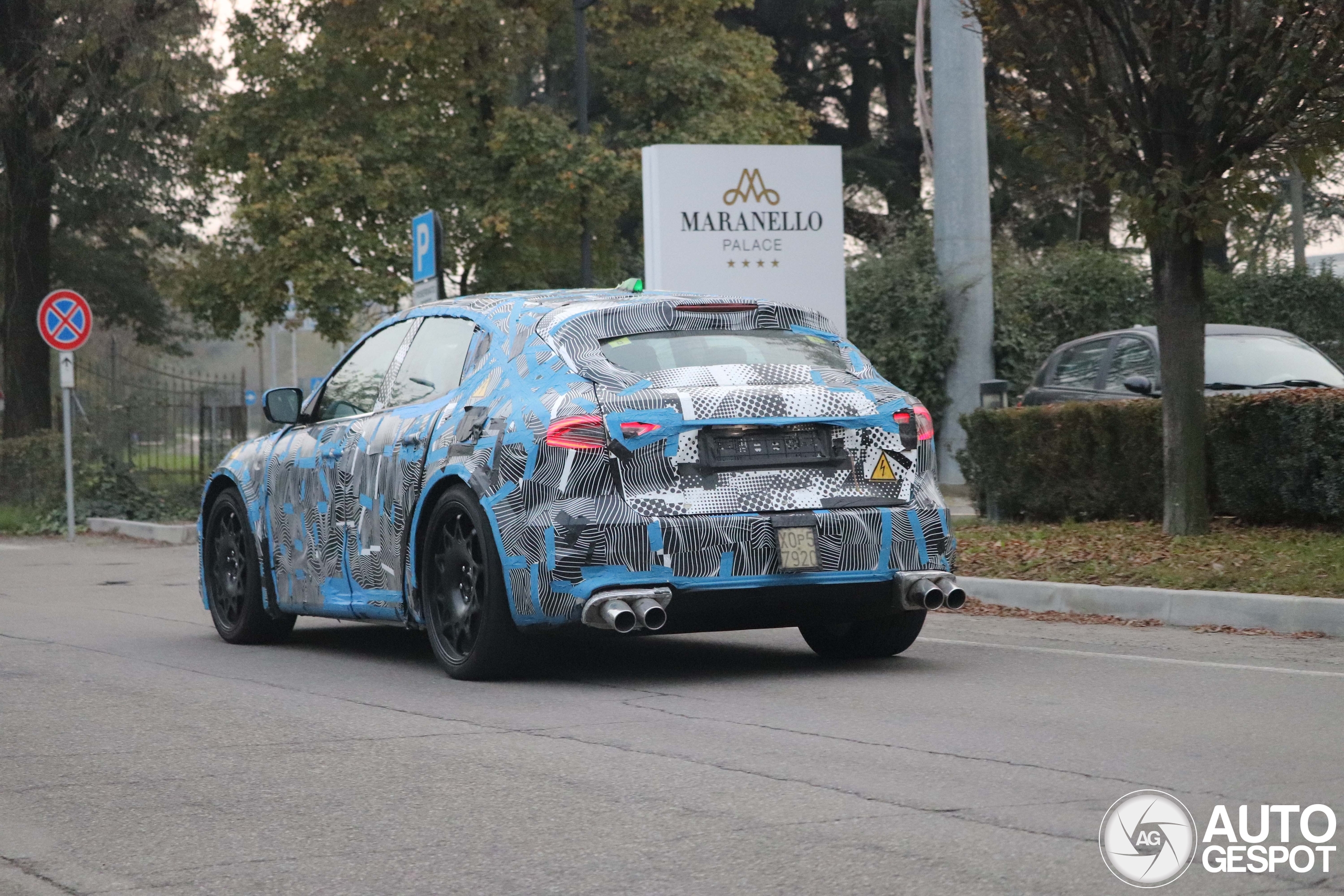 Ferrari ev test mule
