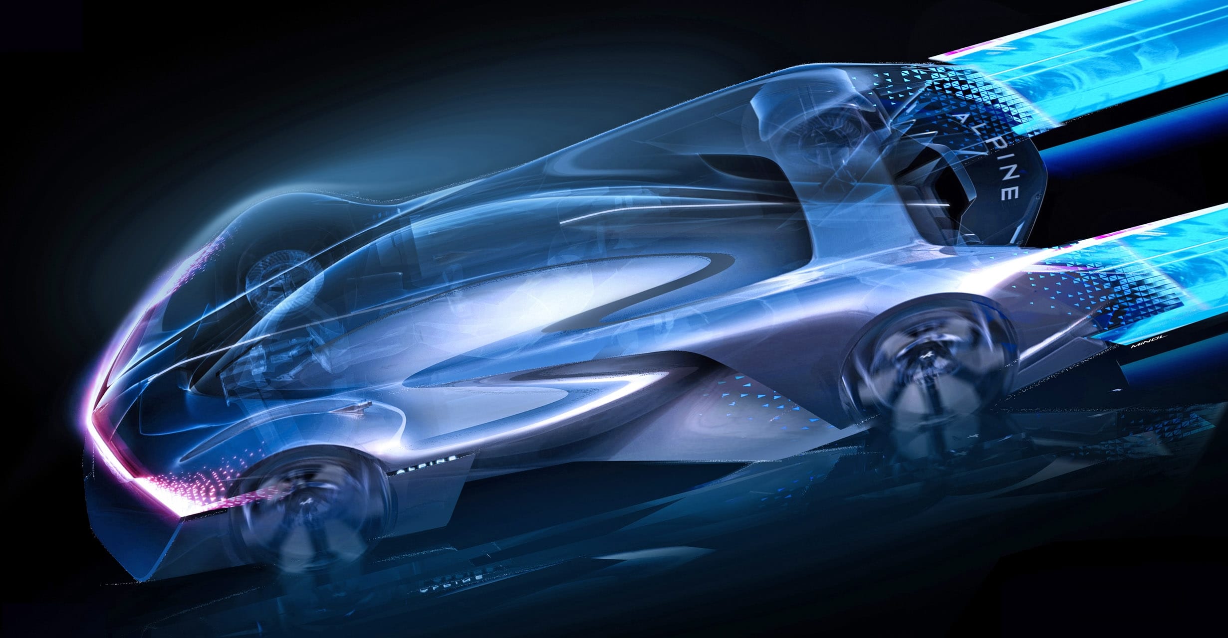Alpine alpenglow concept (2022)