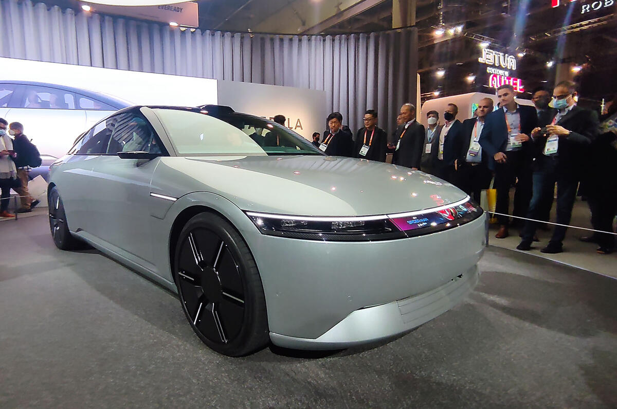 Sony honda afeela saloon concept at ces 701