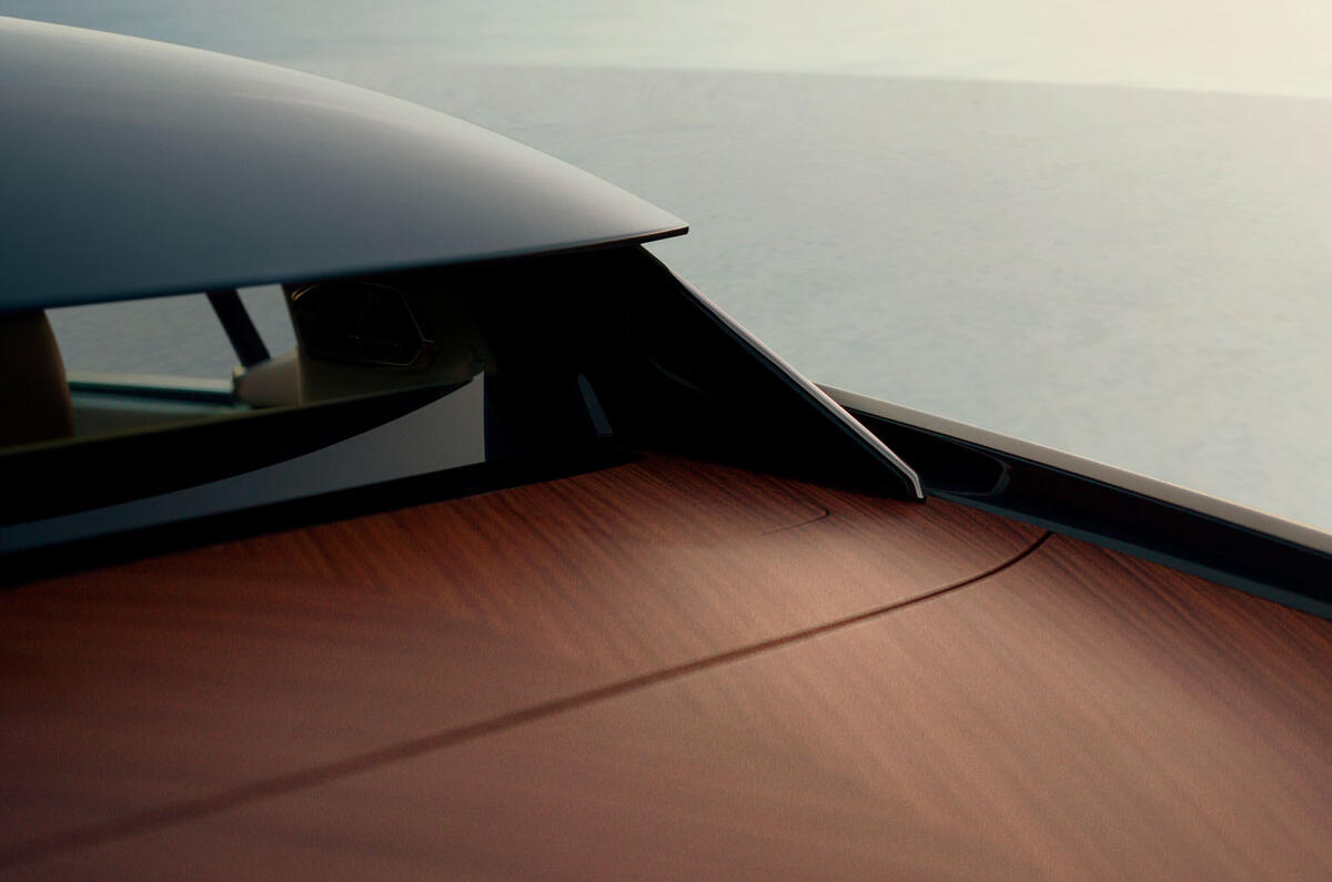 Rolls royce droptail arcadia roof detail