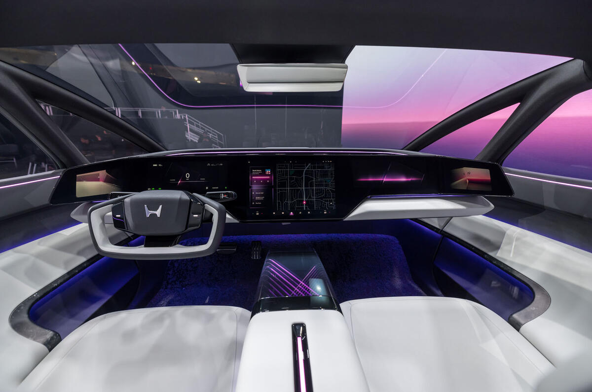 Honda 0 series saloon dashboard