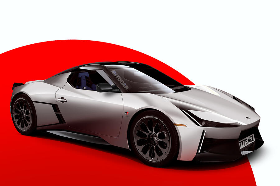 Representación del toyota mr2 autocar