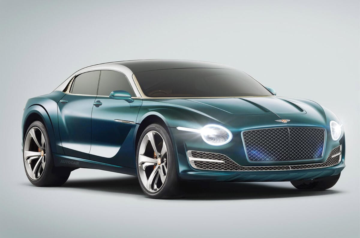 Bentley ev berlina render 2025 - frente estático