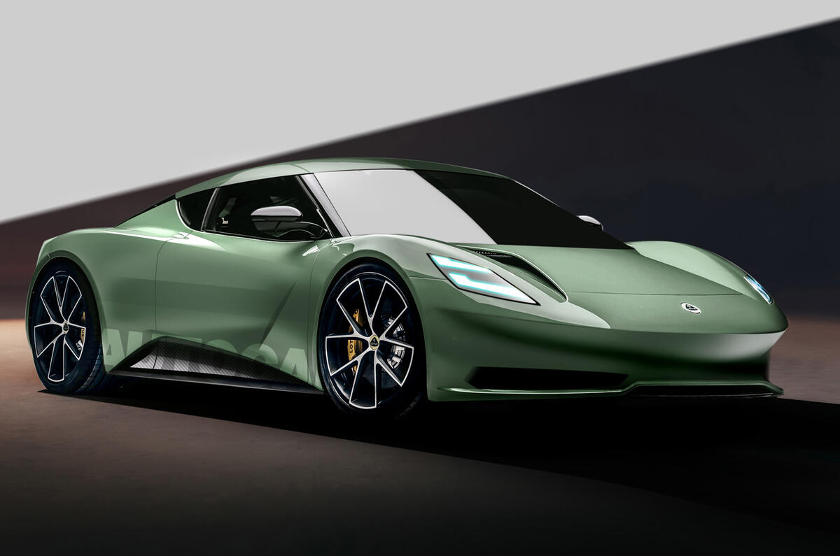 97 lotus 2+2 ev render imagined by autocar