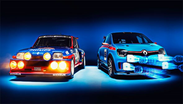 Renault twinrun meets classic r5 turbo (2013) | car magazine