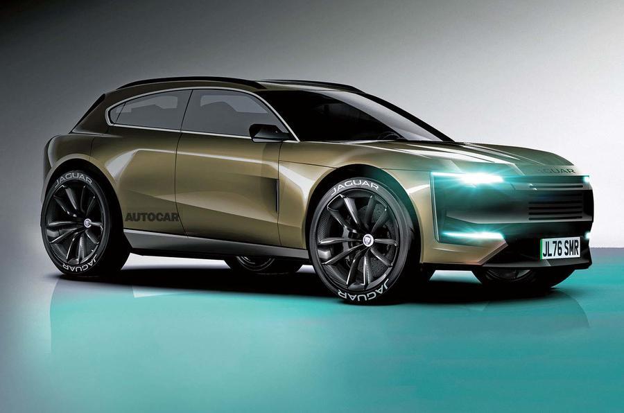 Jaguar electric suv render – side