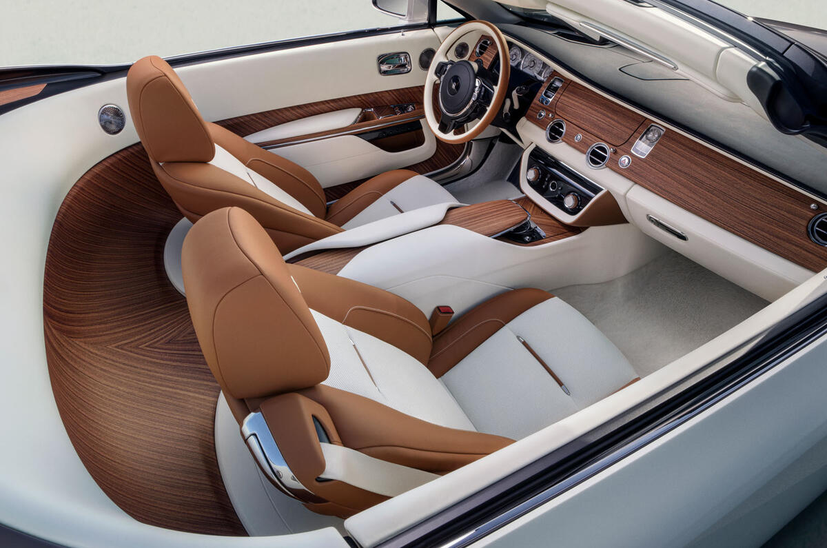 Rolls royce droptail arcadia interior