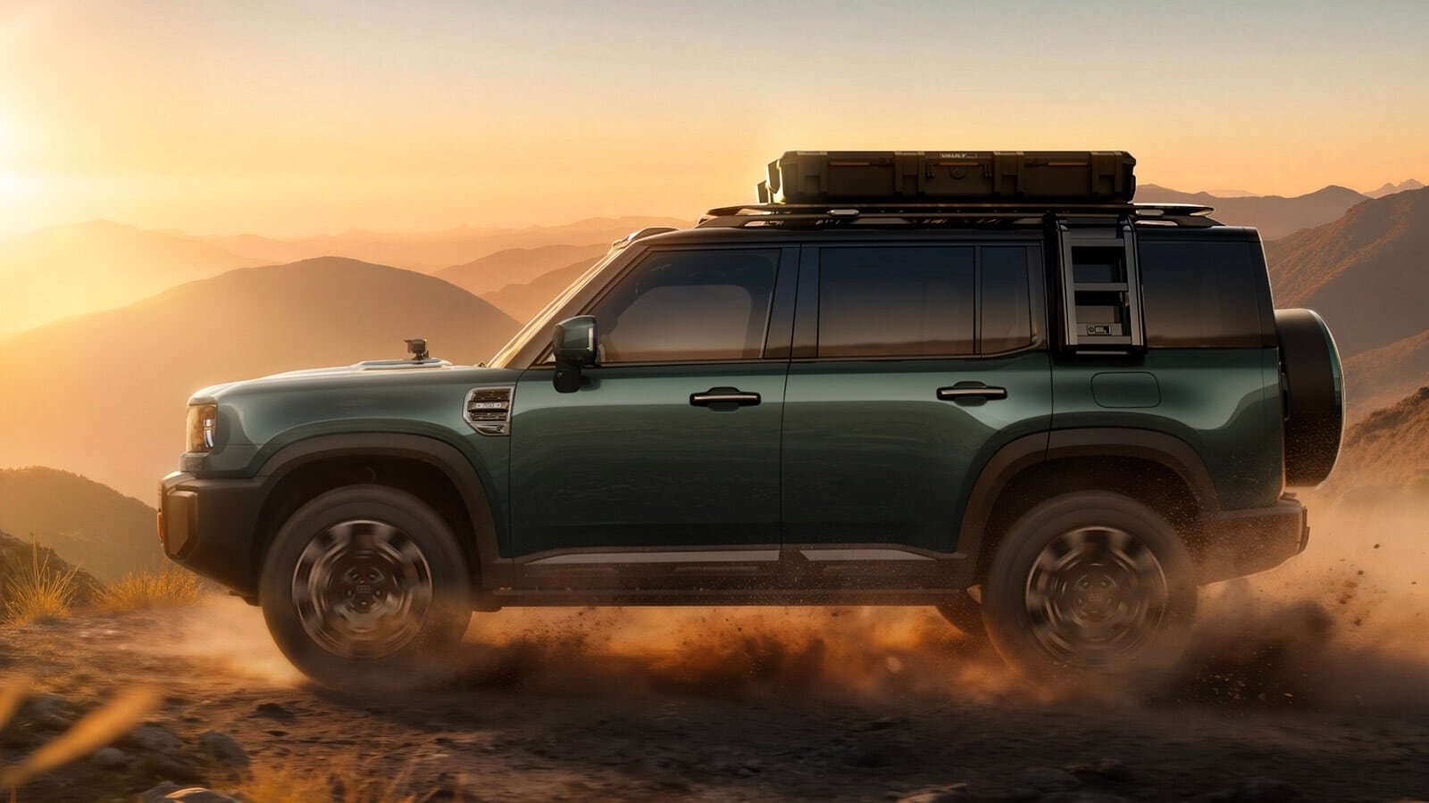 Geely galaxy debuts cruiser 700 off-road suv with 1,113-hp tri-motor system