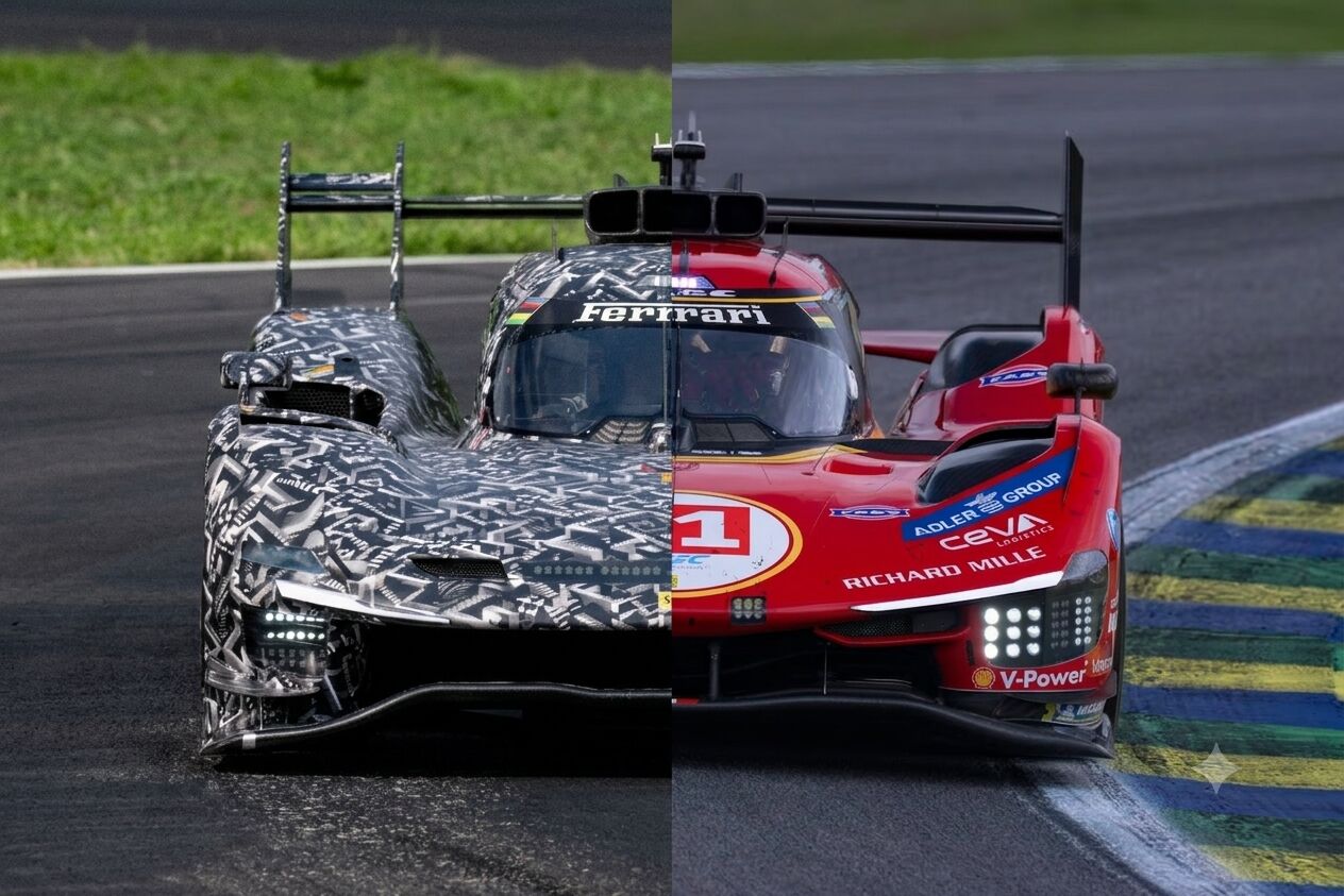 Ferrari muestra por primera vez la evolución del 499p lmh para volver a pelear por le mans en 2027