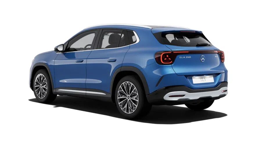 De mercedes gla staat nu al in de nederlandse configurator
