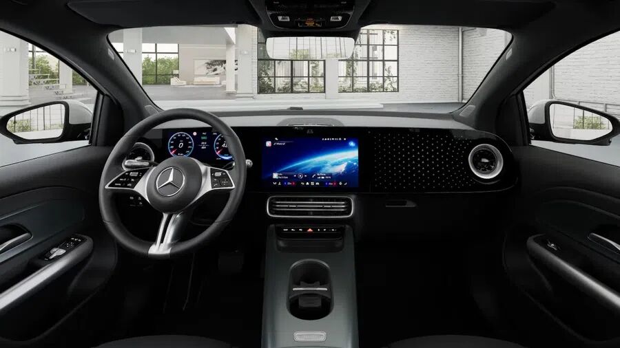 De mercedes gla staat nu al in de nederlandse configurator