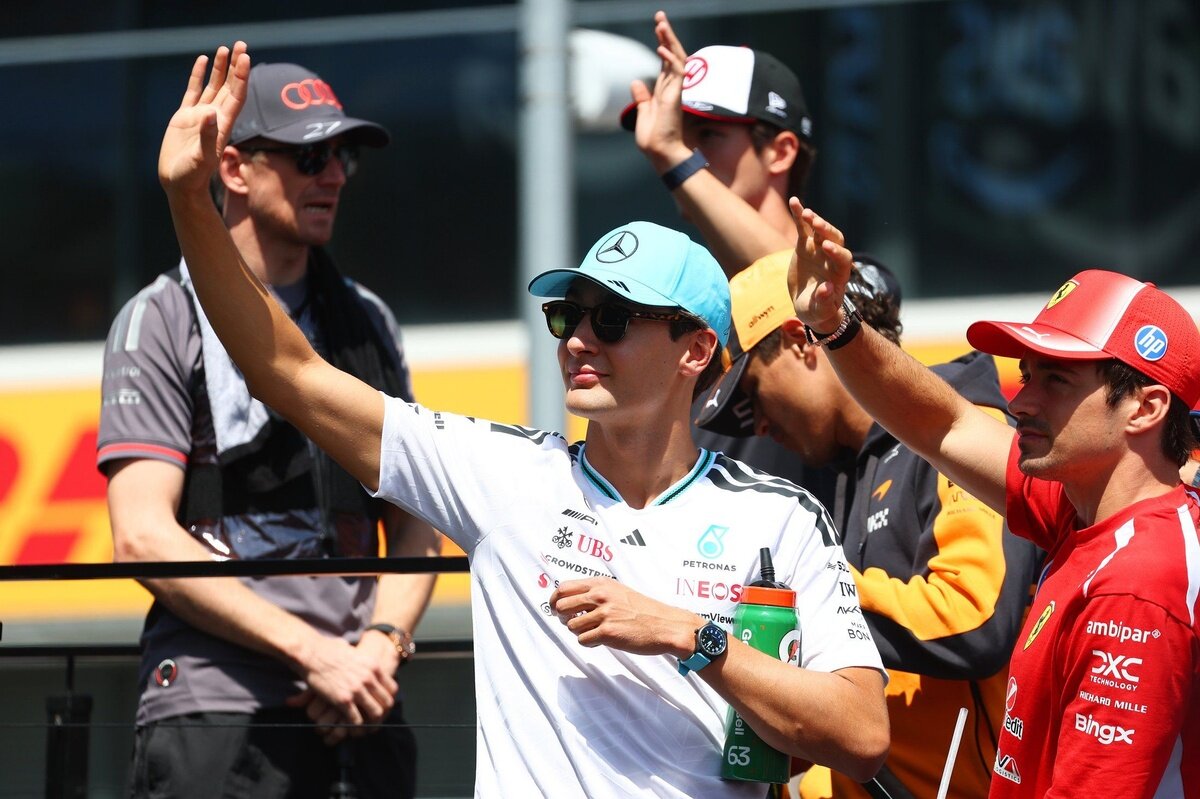 George russell linked to potential 2028 audi f1 switch
