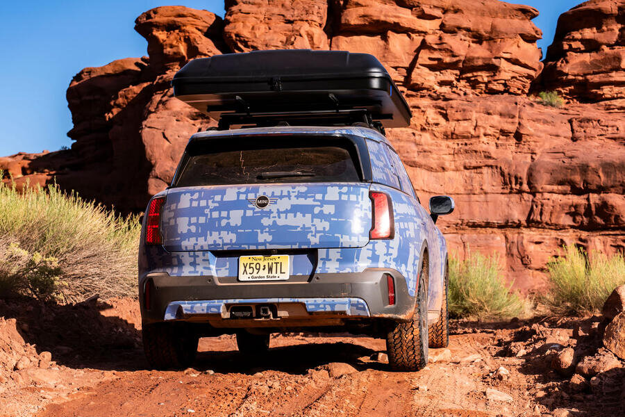 Rugged new mini countryman brings roof tent and off-road chops