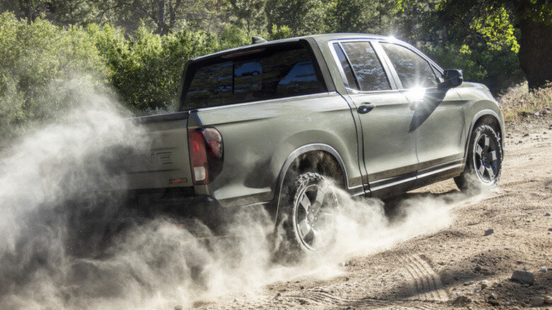 Next honda ridgeline teased with boxier ridgeoutline that'll hit the market by 2028