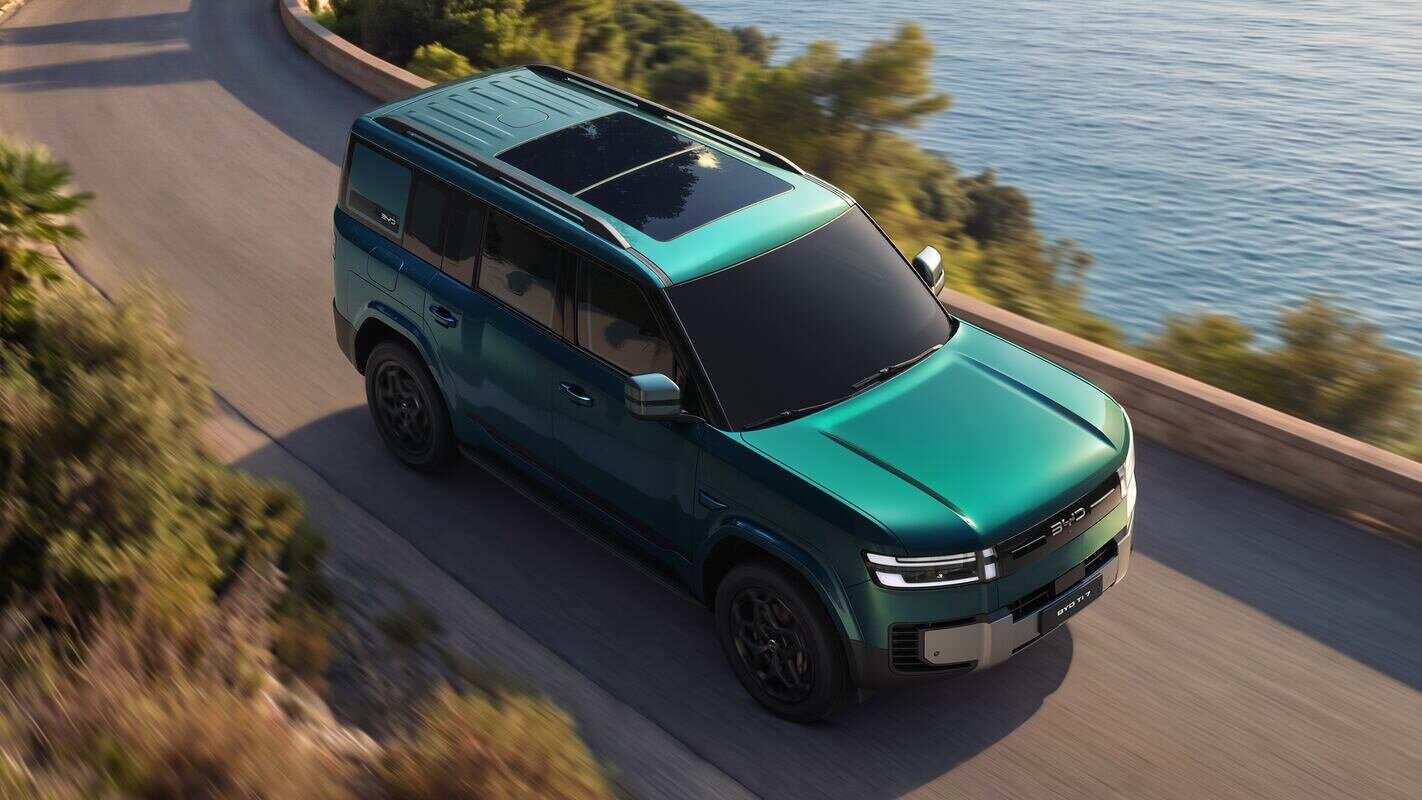 Byd launches boxy 402 hp ti 7 with a land rover vibe aimed at hyundai, skoda large suvs