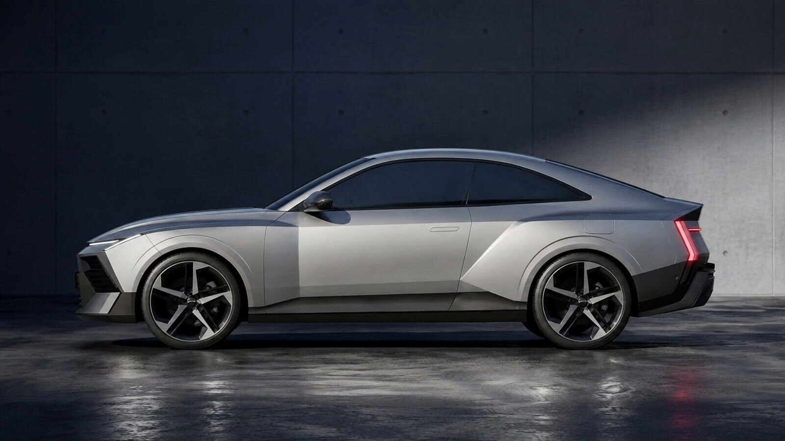 Con este diseño, el hyundai coupé de 2026 no es ese coche 'cani' de los años 2000, sino un tres puertas de imagen tecnológica