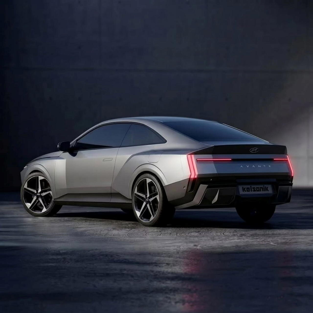 Con este diseño, el hyundai coupé de 2026 no es ese coche 'cani' de los años 2000, sino un tres puertas de imagen tecnológica