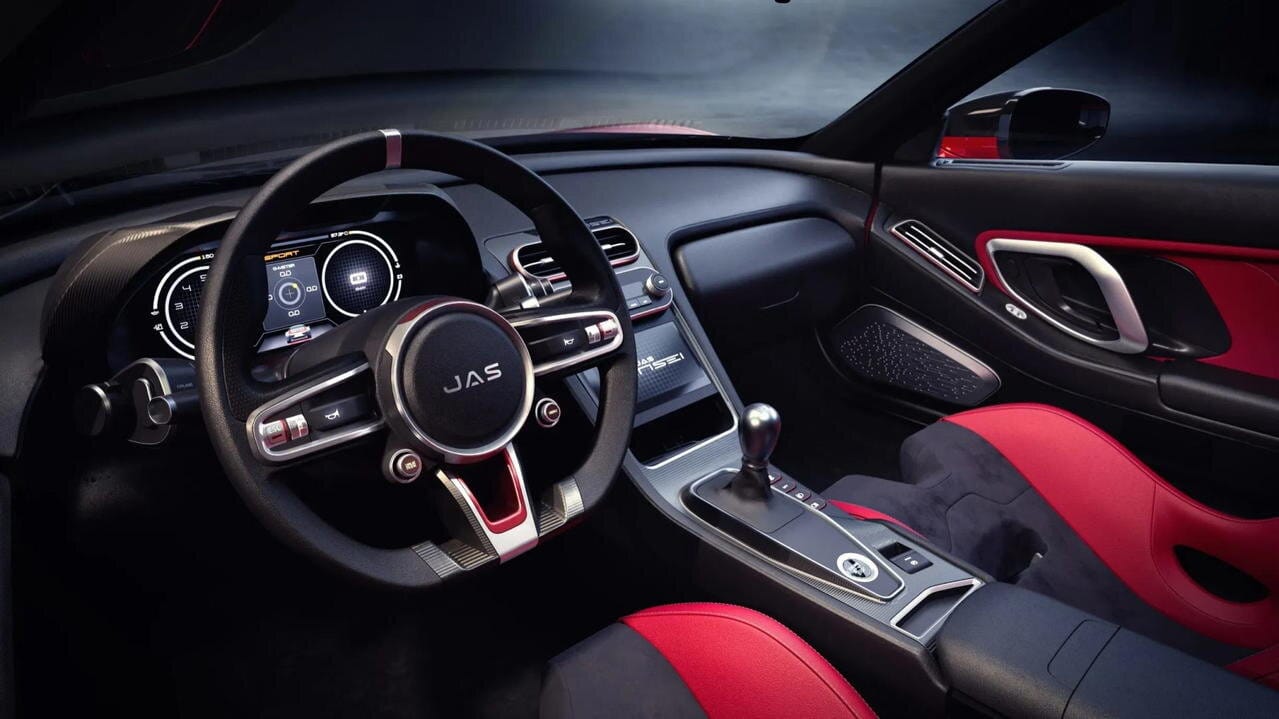Primeras imágenes del interior del honda nsx de 2026, de diseño moderno pero clásico al mismo tiempo y con cambio manual