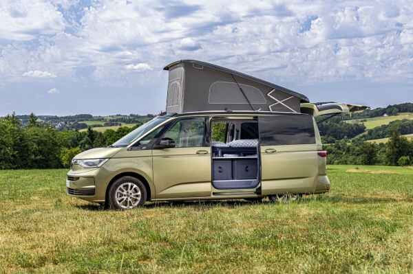 Volkswagen’s new electric camper van turns the id. Buzz into a home on wheels