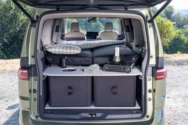 Volkswagen’s new electric camper van turns the id. Buzz into a home on wheels