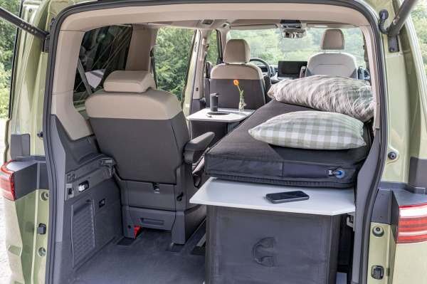 Volkswagen’s new electric camper van turns the id. Buzz into a home on wheels