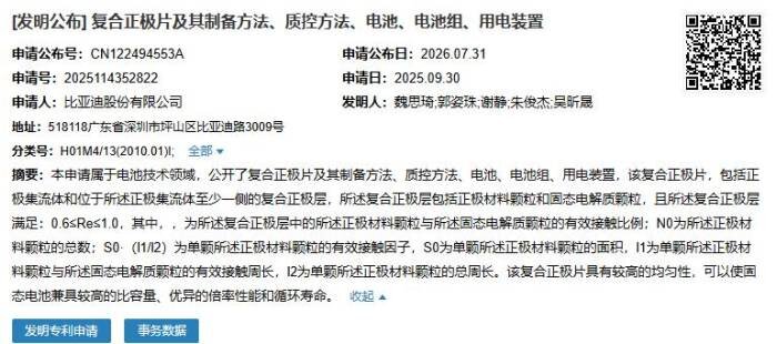 Byd files six solid-state battery patents, eyes 2027 production with dual-electrolyte cathode cells