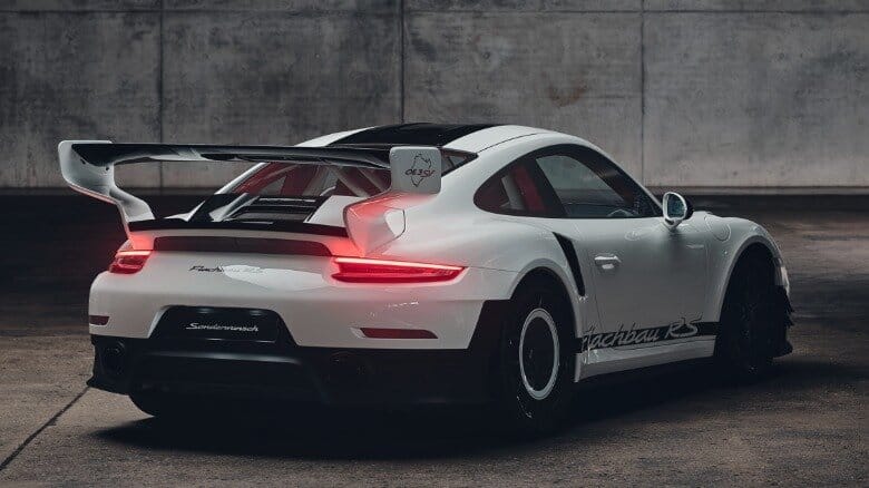 Moby dick-inspired slantnose 911 gt2 rs explains porsche's mysterious 'flachbau' and 'flachbau rs' trademarks