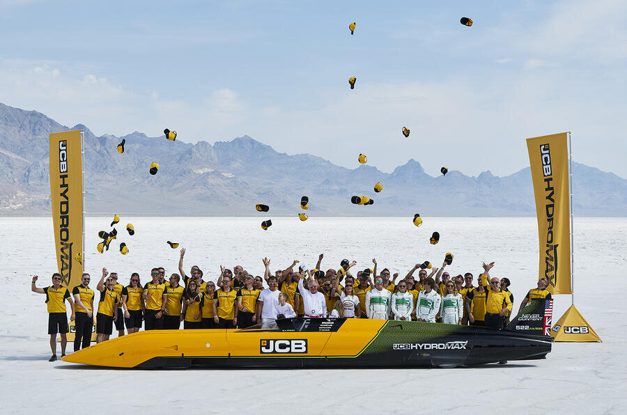 Jcb hydromax: inside the quest to set a 406mph hydrogen record