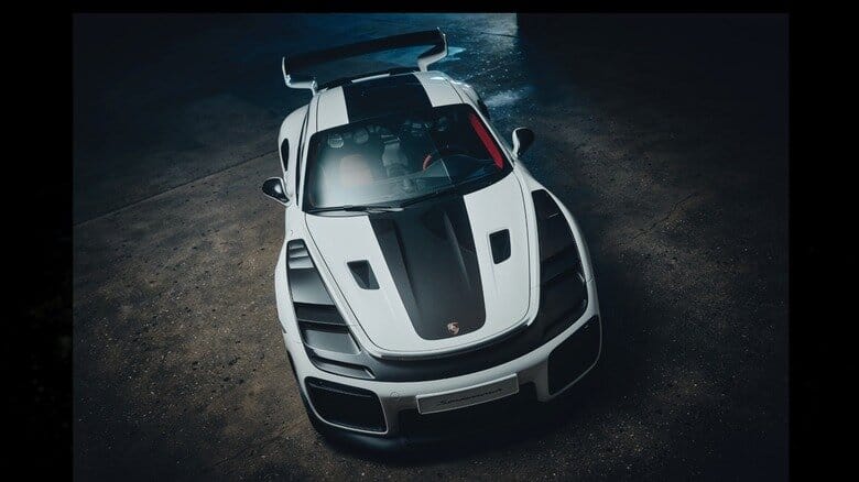 Moby dick-inspired slantnose 911 gt2 rs explains porsche's mysterious 'flachbau' and 'flachbau rs' trademarks