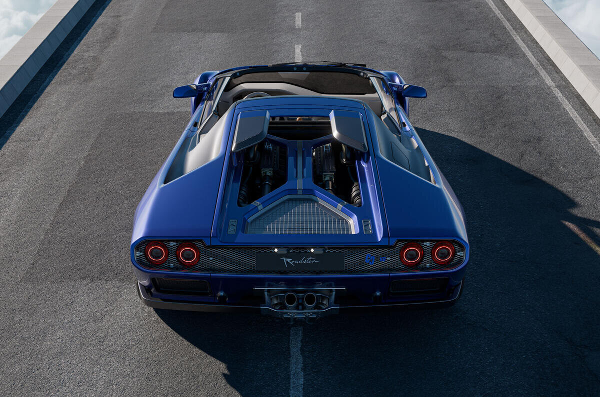 Lamborghini diablo roadster reimagined with 542bhp v12