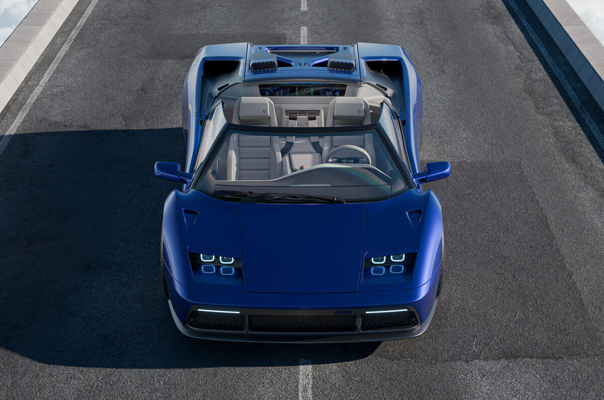 Lamborghini diablo roadster reimagined with 542bhp v12