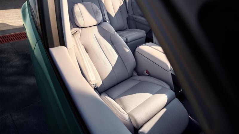 The xpeng g9l revealed interior with the widest second-row space